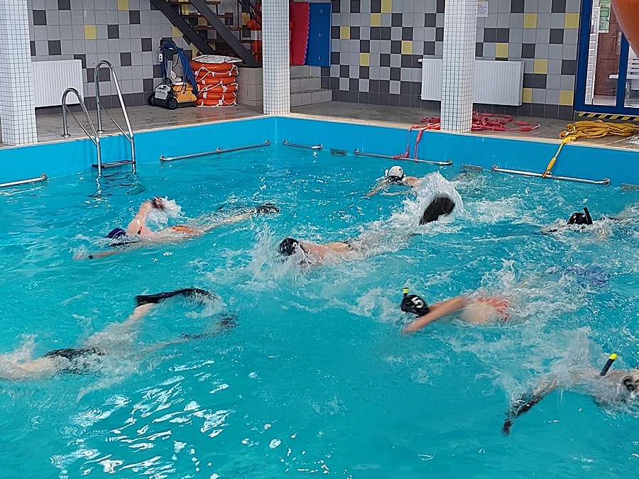 Hokej pod wodą Walenie Siemianowice Śląskie Trening 24 V 2025